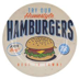 Obrázek Talíř American Style Retro, 25cm, Burgers #150012564
